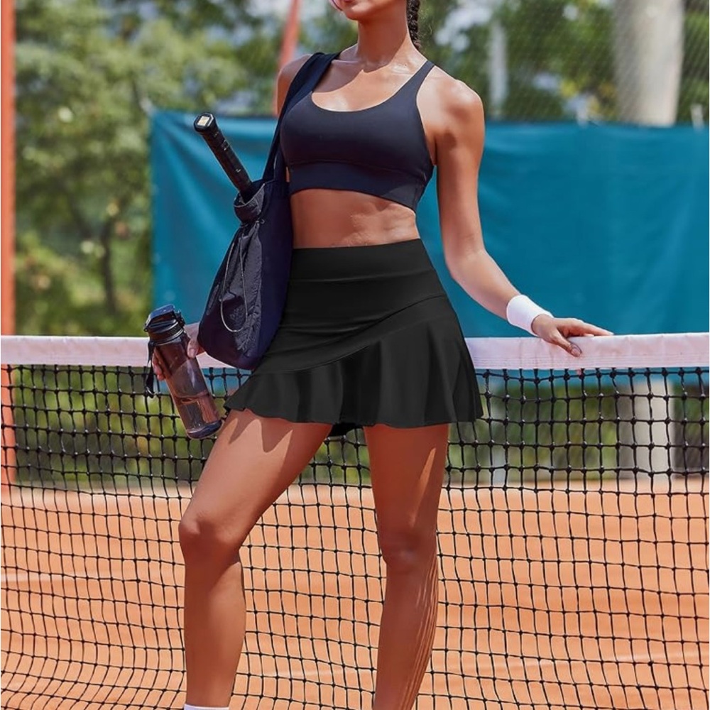 Black Tennis Skirt